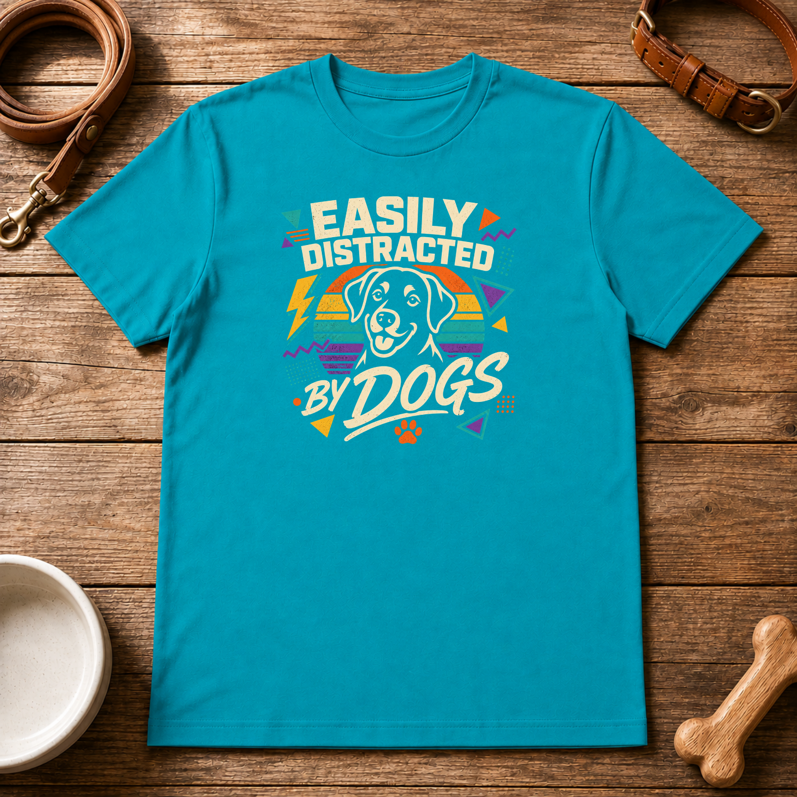 Easily Distracted by Dogs T-Shirt