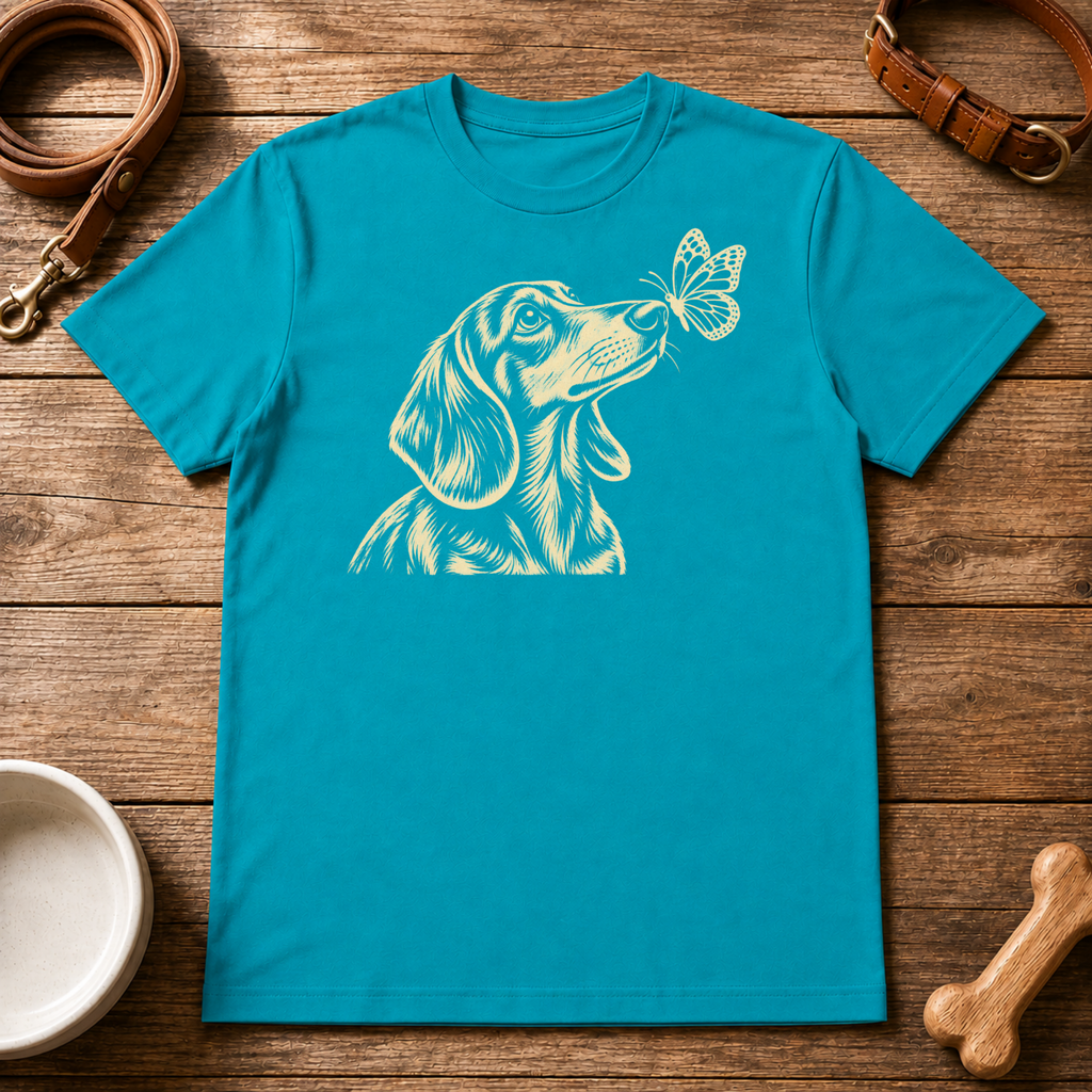 Dachshund Butterfly T-Shirt