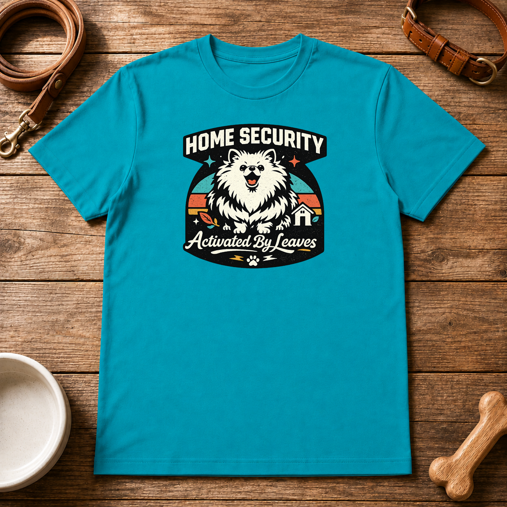 Home Security Activated By Leaves T-Shirt
