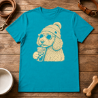 Doodle Drinking Iced Coffee T-Shirt