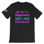 Key to Happiness is a Dachshund T-Shirt