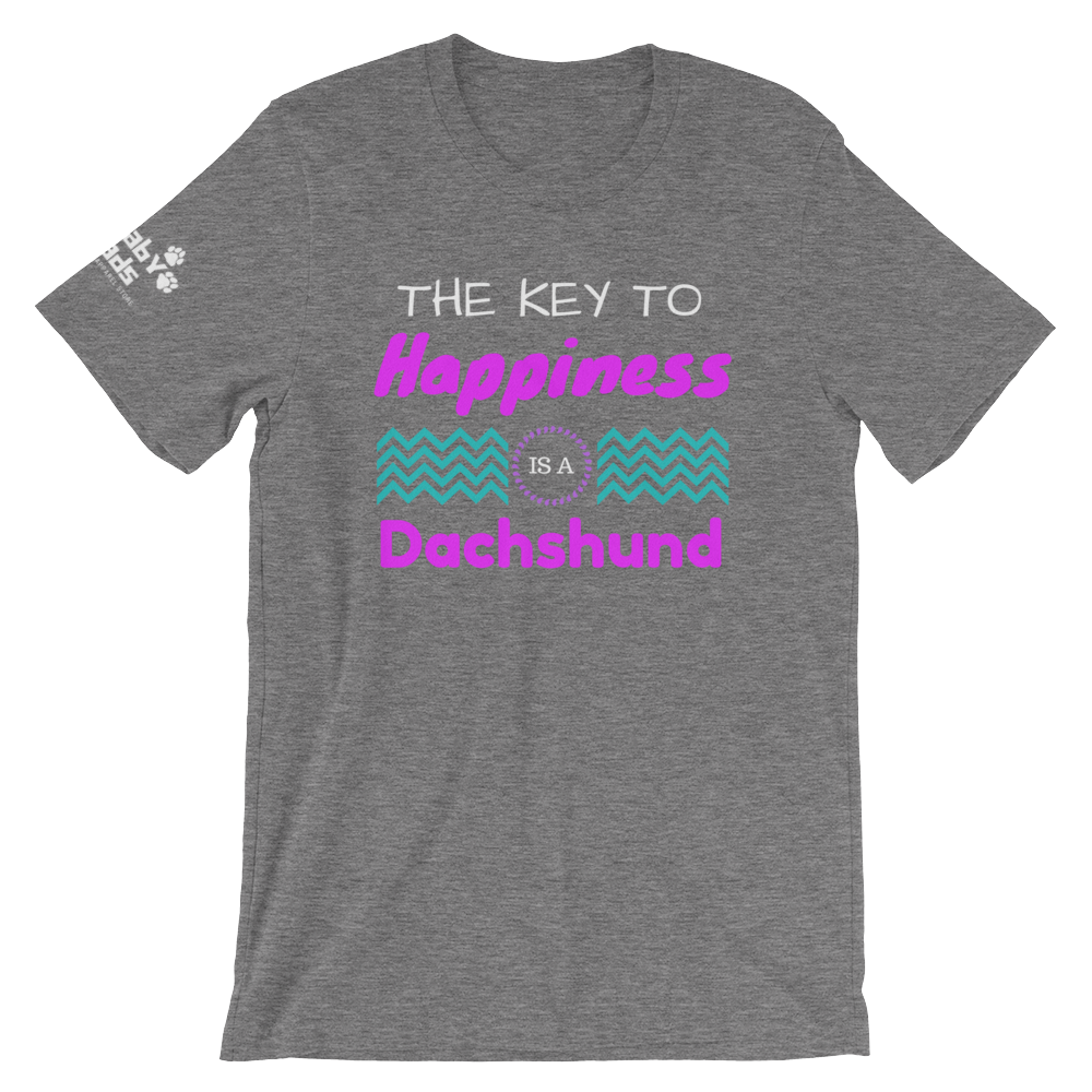 Key to Happiness is a Dachshund T-Shirt