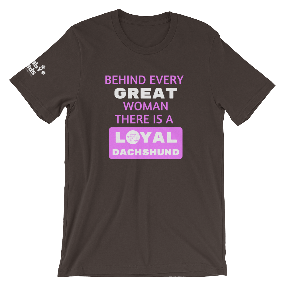 Loyal Dachshund Short-Sleeve T-Shirt