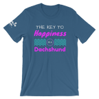 Key to Happiness is a Dachshund T-Shirt