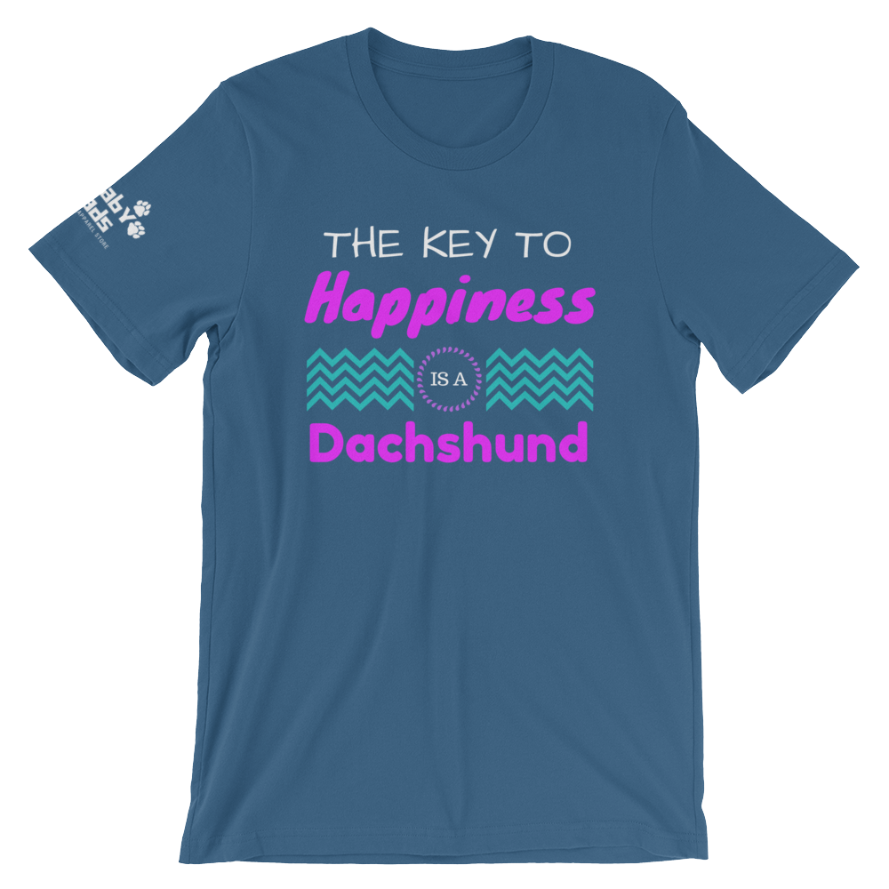 Key to Happiness is a Dachshund T-Shirt