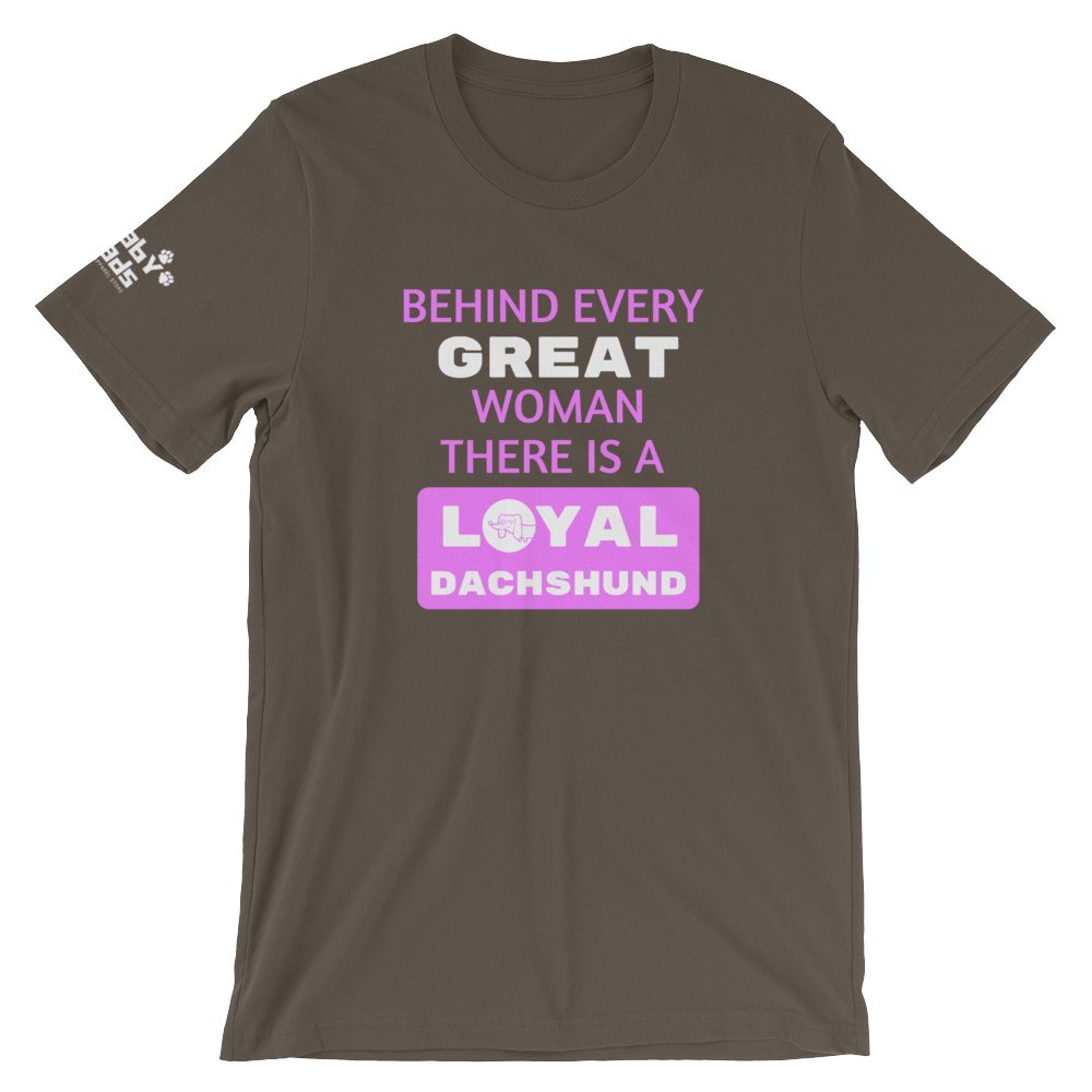 Loyal Dachshund Short-Sleeve T-Shirt