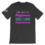 Key to Happiness is a Dachshund T-Shirt