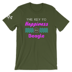 Key to Happiness is a Beagle T-Shirt