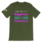 Key to Happiness is a Dachshund T-Shirt