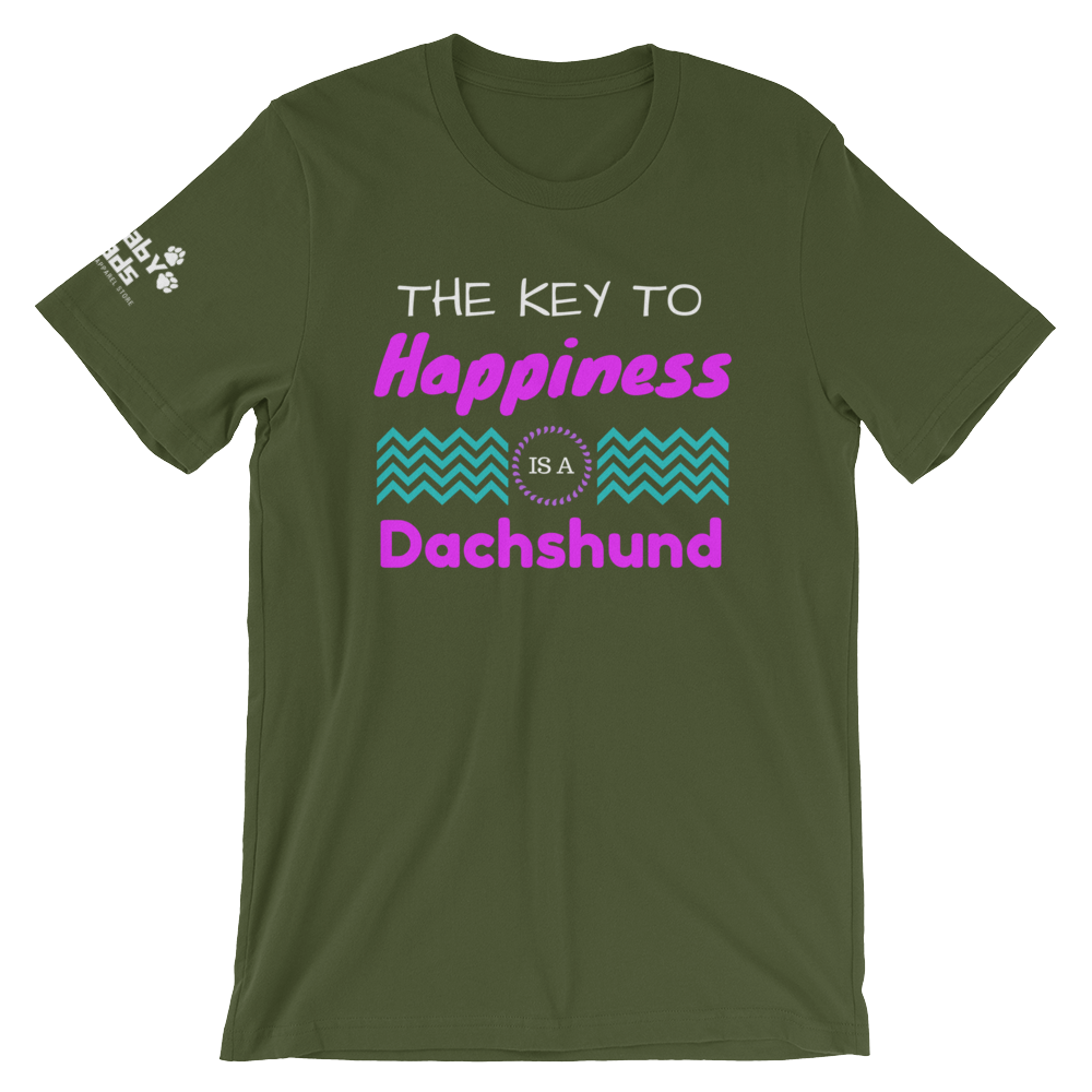 Key to Happiness is a Dachshund T-Shirt
