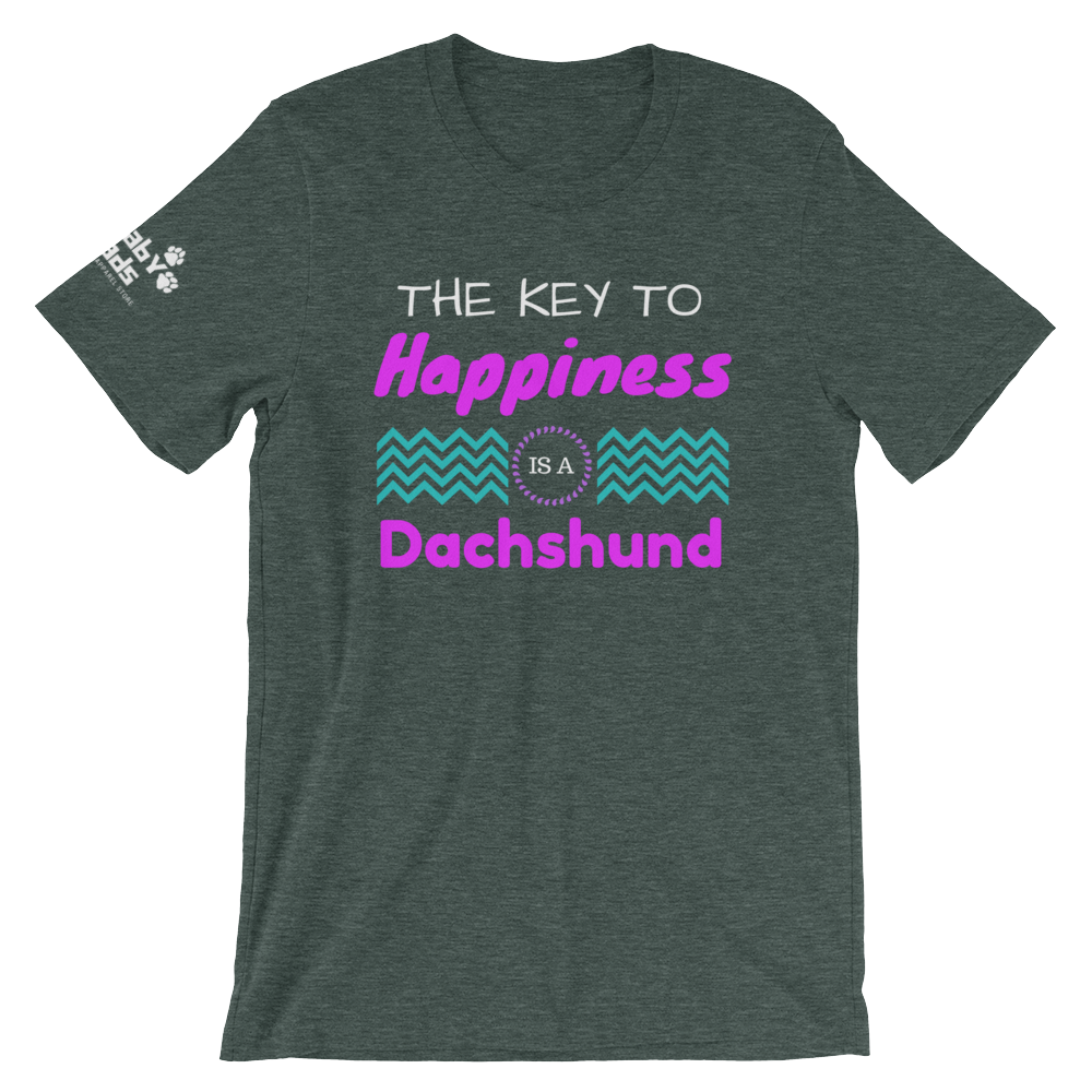 Key to Happiness is a Dachshund T-Shirt