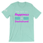 Key to Happiness is a Dachshund T-Shirt