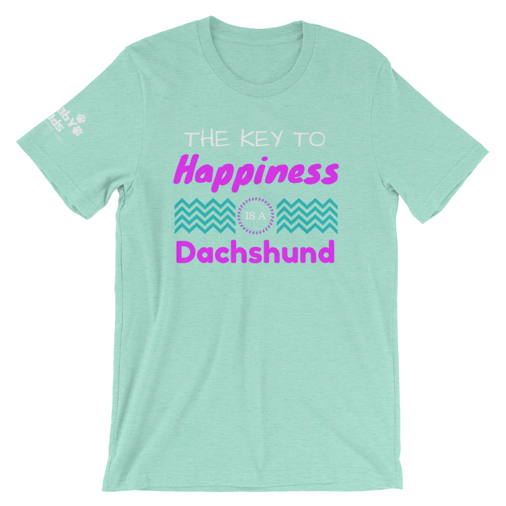 Key to Happiness is a Dachshund T-Shirt