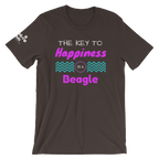 Key to Happiness is a Beagle T-Shirt