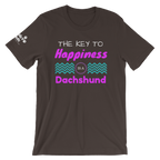 Key to Happiness is a Dachshund T-Shirt