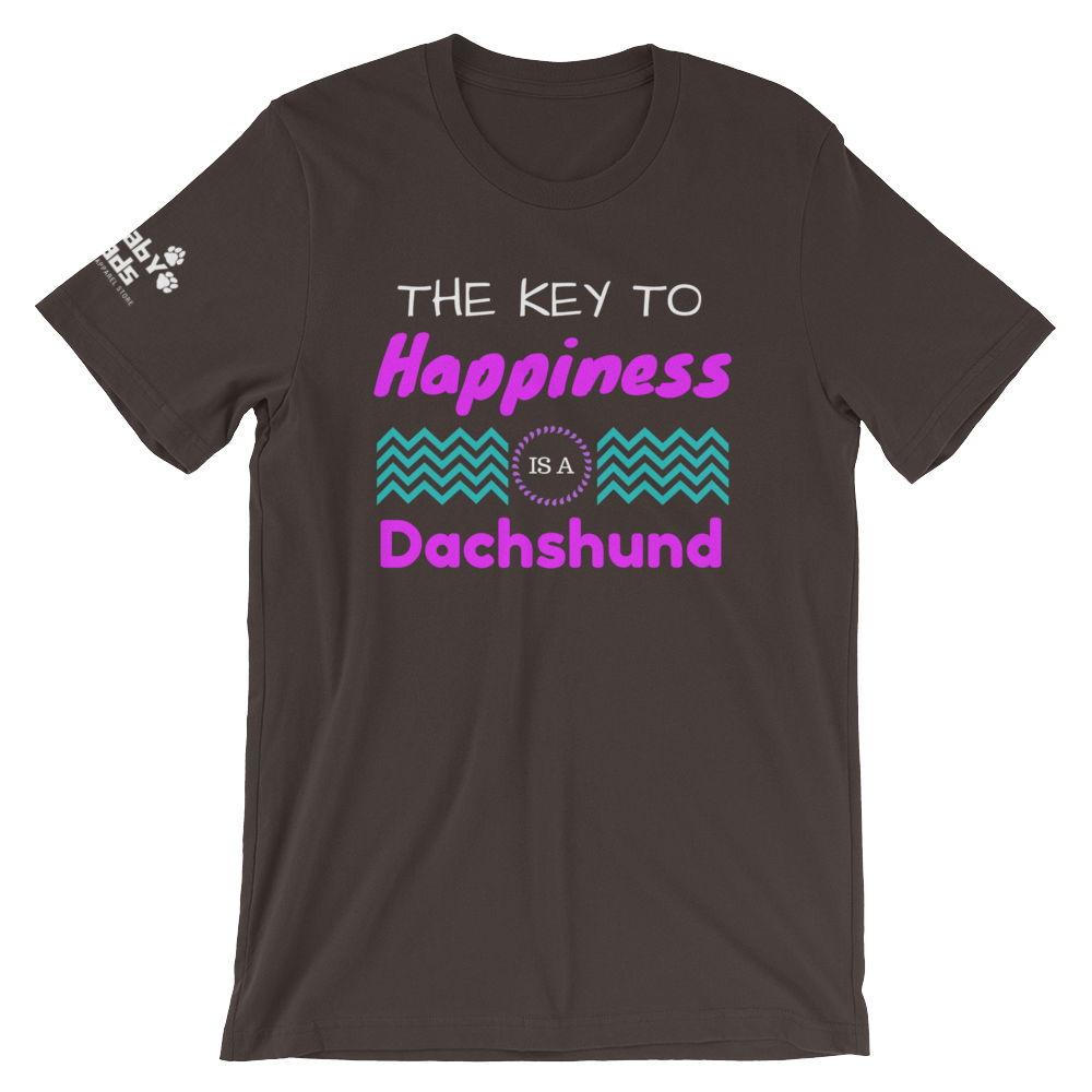 Key to Happiness is a Dachshund T-Shirt