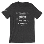 All I Care About Short-Sleeve Unisex T-Shirt