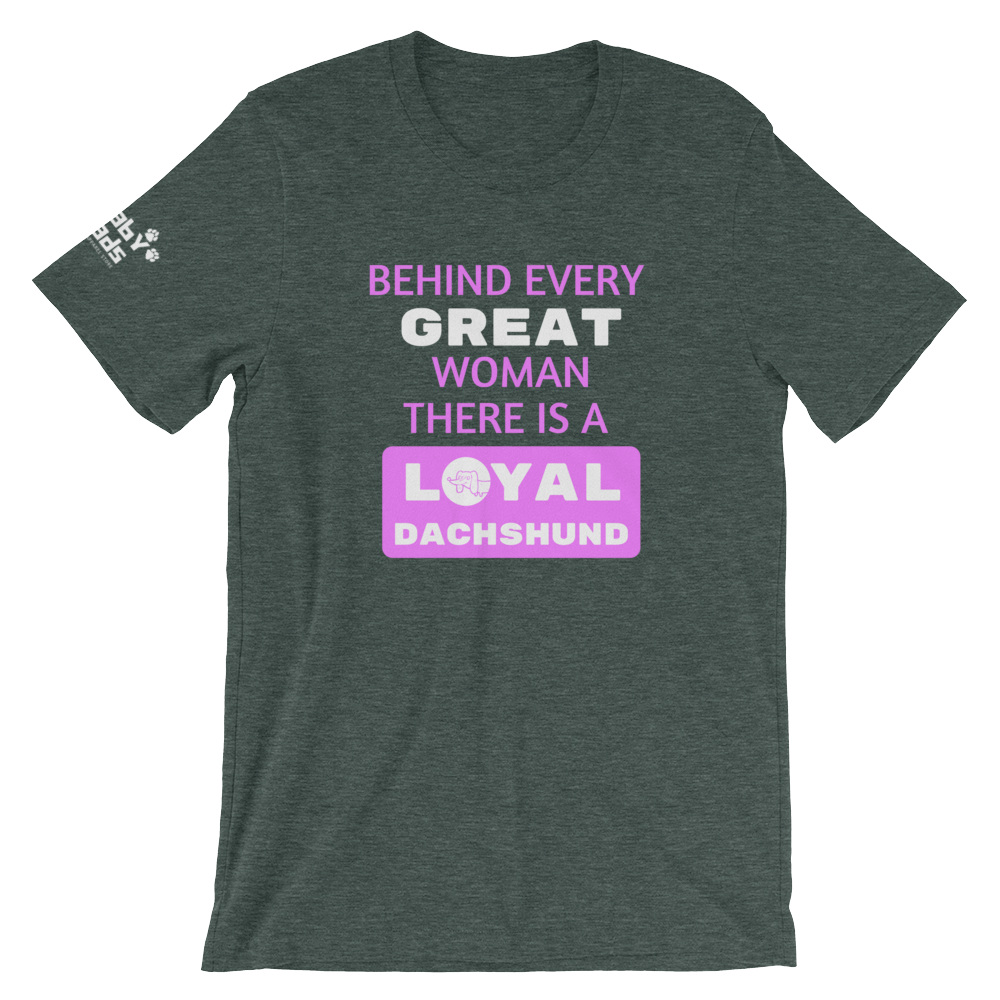 Loyal Dachshund Short-Sleeve T-Shirt