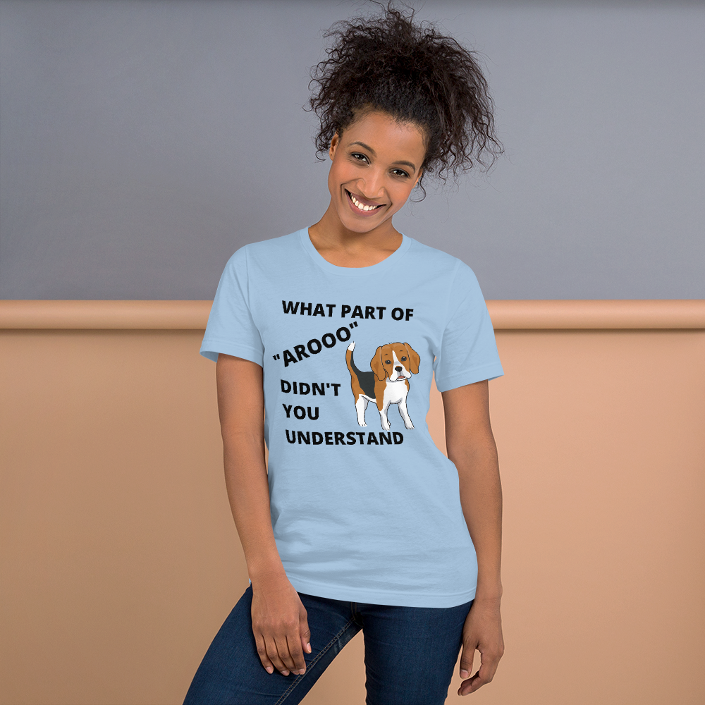 Beagle "AROOO"Short-Sleeve T-Shirt