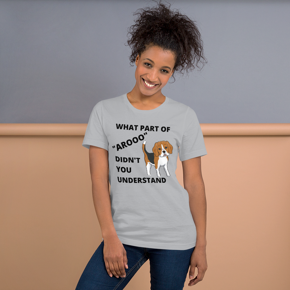 Beagle "AROOO"Short-Sleeve T-Shirt