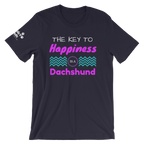 Key to Happiness is a Dachshund T-Shirt