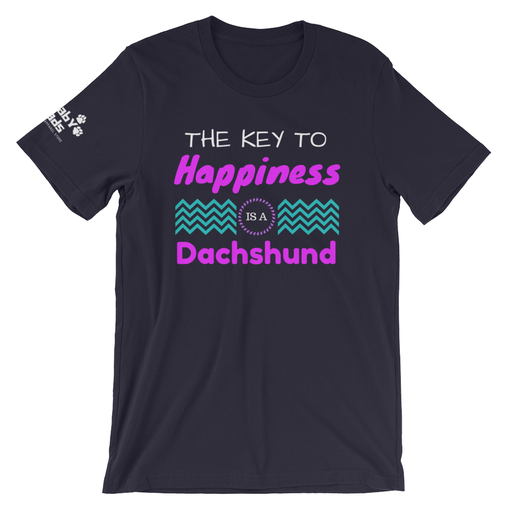 Key to Happiness is a Dachshund T-Shirt