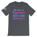 Key to Happiness is a Dachshund T-Shirt