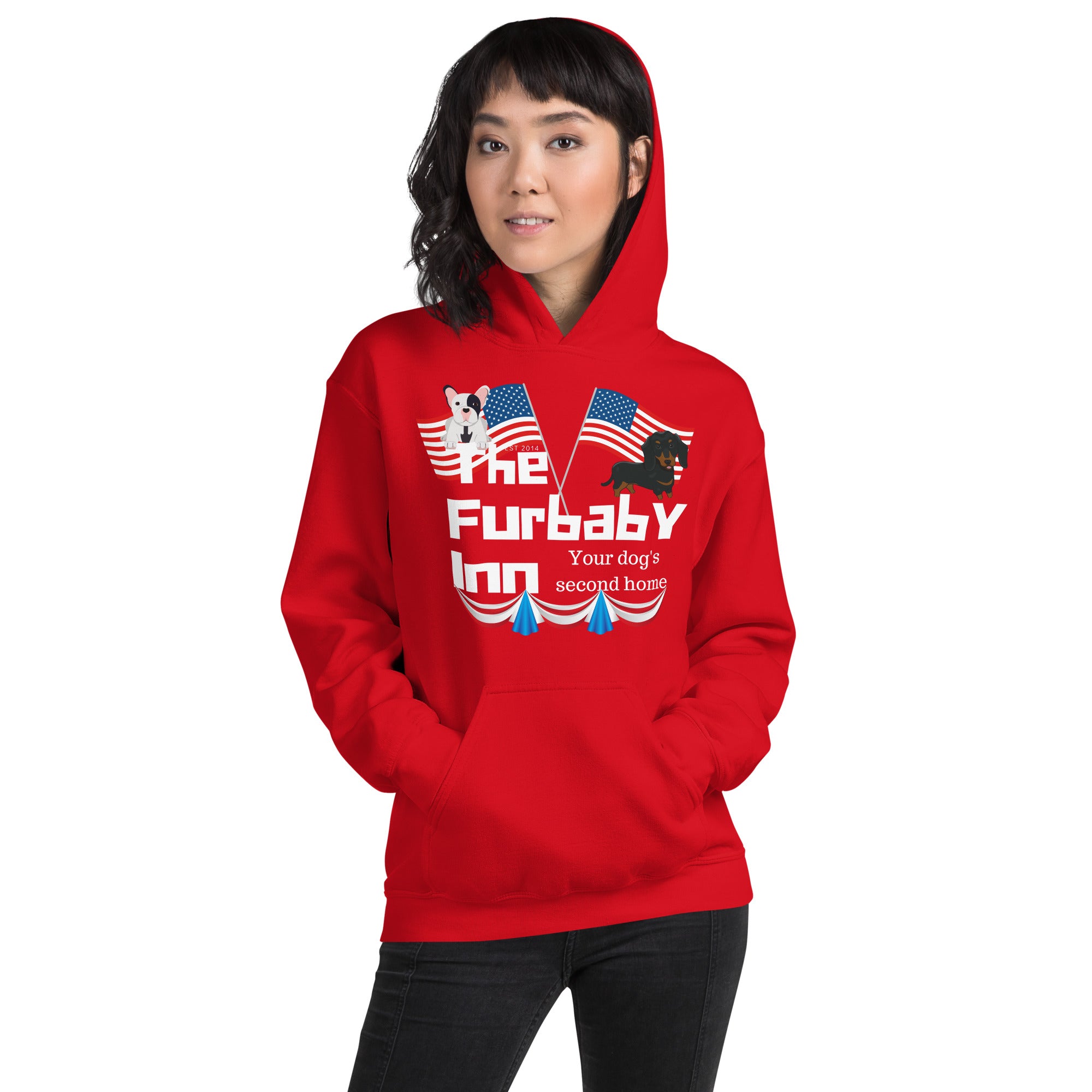 The Furbaby Inn Patriotic Unisex Hoodie