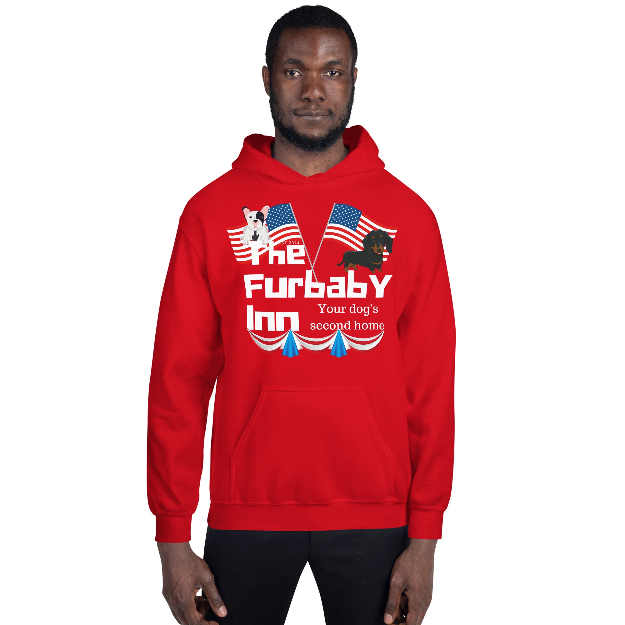 The Furbaby Inn Patriotic Unisex Hoodie
