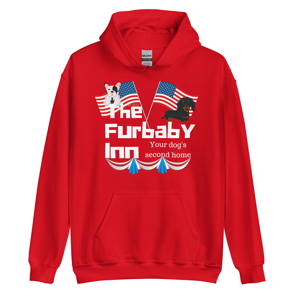 The Furbaby Inn Patriotic Unisex Hoodie