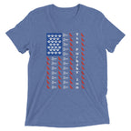 The Furbaby Inn American Dog Flag Short sleeve t-shirt