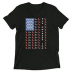 The Furbaby Inn American Dog Flag Short sleeve t-shirt