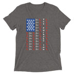 The Furbaby Inn American Dog Flag Short sleeve t-shirt
